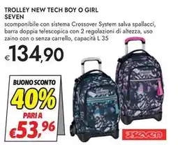 Bennet Trolley new tech boy o girlseven even offerta