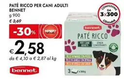 Bennet Paté ricco per cani adulti Bennet offerta