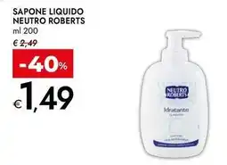 Bennet Sapone liquido Neutro Roberts offerta