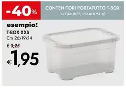 Bennet Contenitori portatutto T-BOX offerta