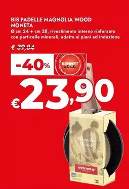 Bennet Bis padelle magnolia wood Moneta offerta