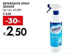 Bennet Detergente spray Quasar offerta