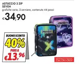 Bennet Astuccio 3 zip Seven offerta