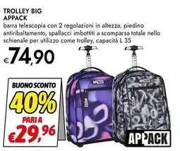 Bennet Trolley big Appack offerta