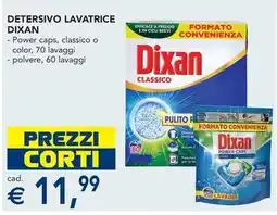 Esselunga Detersivo lavatrice dixan offerta