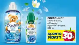 Esselunga COCCOLINO ammorbidenti o profuma bucato offerta