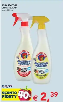 Esselunga Sgrassatore chanteclair offerta
