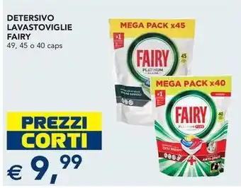 Esselunga Detersivo lavastoviglie fairy offerta