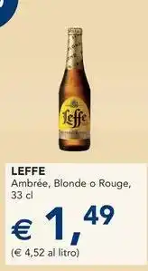 Esselunga LEFFE Ambrée, Blonde o Rouge offerta