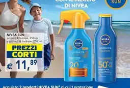Esselunga Nivea sun protect & bronze offerta