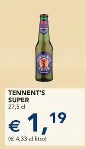 Esselunga Tennent's super offerta