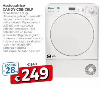 Candy Asciugatrice CSE-C9LF