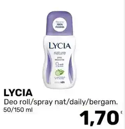 Iper Tosano LYCIA Deo roll/spray nat/daily/bergam. offerta