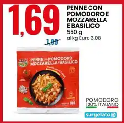 Eurospin PENNE CON POMODORO E MOZZARELLA E BASILICO offerta