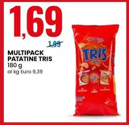 Eurospin MULTIPACK PATATINE TRIS offerta