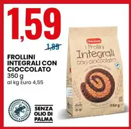 Eurospin FROLLINI INTEGRALI CON CIOCCOLATO offerta