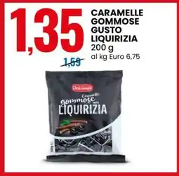 Eurospin CARAMELLE GOMMOSE GUSTO LIQUIRIZIA offerta