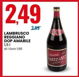 Eurospin LAMBRUSCO REGGIANO DOP AMABILE offerta