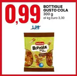Eurospin BOTTIGLIE GUSTO COLA offerta