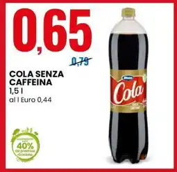 Eurospin COLA SENZA CAFFEINA offerta