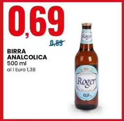 Eurospin BIRRA ANALCOLICA offerta