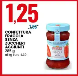 Eurospin CONFETTURA FRAGOLA SENZA ZUCCHERI AGGIUNTI offerta