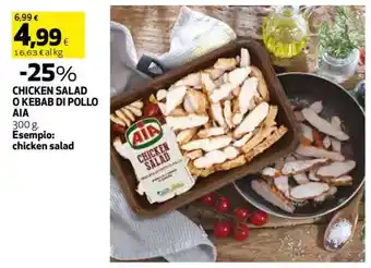 Coop CHICKEN SALAD O KEBAB DI POLLO AIA offerta