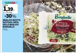 Coop INSALATA RICETTA GUSTOSA CARTA DELLE INSALATE BONDUELLE offerta