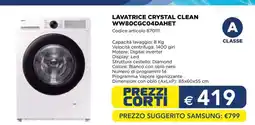 Esselunga LAVATRICE CRYSTAL CLEAN WW80CGC04DAHET offerta
