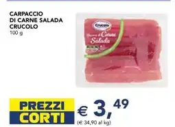 Esselunga CARPACCIO DI CARNE SALADA CRUCOLO offerta