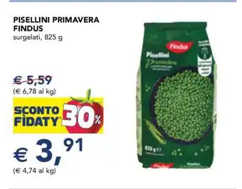 Esselunga Pisellini Primavera Findus offerta