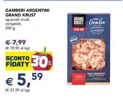 Esselunga Gamberi Argentini Grand Krust offerta