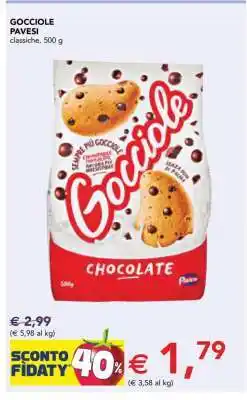 Esselunga Gocciole Pavesi offerta