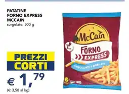 Esselunga PATATINE FORNO EXPRESS McCAIN offerta