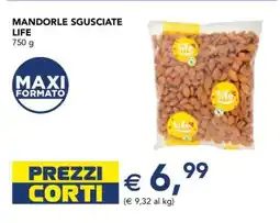 Esselunga MANDORLE SGUSCIATE LIFE offerta