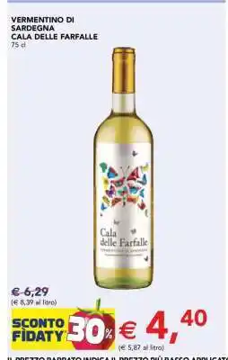 Esselunga Vermentino di Sardegna Cala delle Farfalle offerta