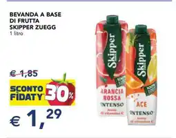 Esselunga BEVANDA A BASE DI FRUTTA SKIPPER ZUEGG offerta