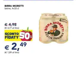 Esselunga BIRRA MORETTI offerta