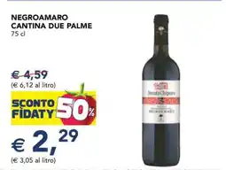 Esselunga NEGROAMARO CANTINA DUE PALME offerta
