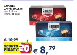 Esselunga Capsule Caffè Bialetti offerta