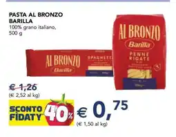 Esselunga PASTA AL BRONZO BARILLA offerta