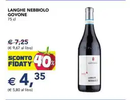 Esselunga Langhe Nebbiolo Govone offerta