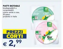 Esselunga PIATTI BIOTABLE offerta