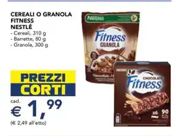 Esselunga CEREALI O GRANOLA FITNESS NESTLÉ offerta
