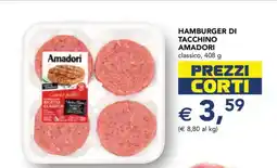 Esselunga Hamburger di Tacchino Amadori offerta