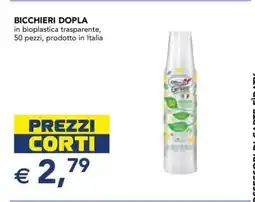 Esselunga BICCHIERI DOPLA offerta
