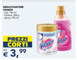 Esselunga SMACCHIATORE VANISH offerta