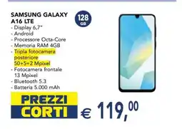 Esselunga SAMSUNG GALAXY A16 LTE offerta