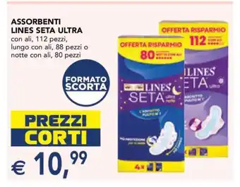 Esselunga Assorbenti Lines Seta Ultra offerta