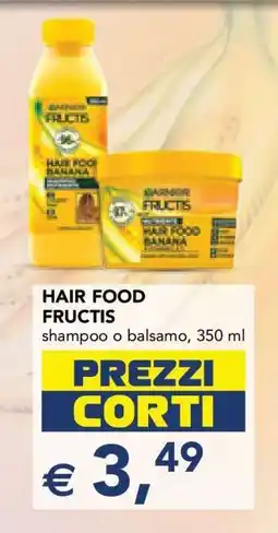Esselunga HAIR FOOD FRUCTIS offerta